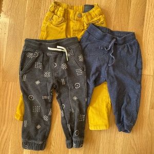 3 Pair/Lot Stretchy Jeans Joggers Mustard Hip Trendy Pattern